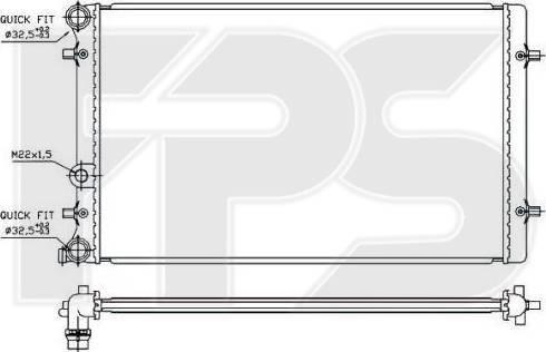 FPS FP 62 A826 - Radiators, Motora dzesēšanas sistēma ps1.lv