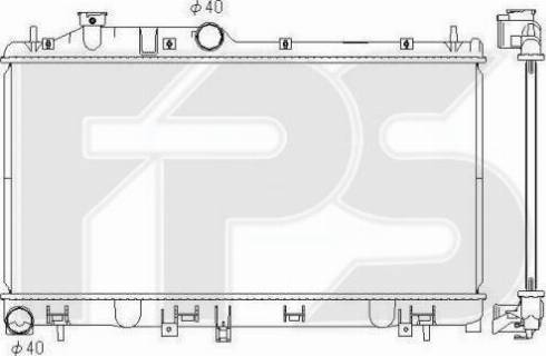 FPS FP 67 A1400-X - Radiators, Motora dzesēšanas sistēma ps1.lv