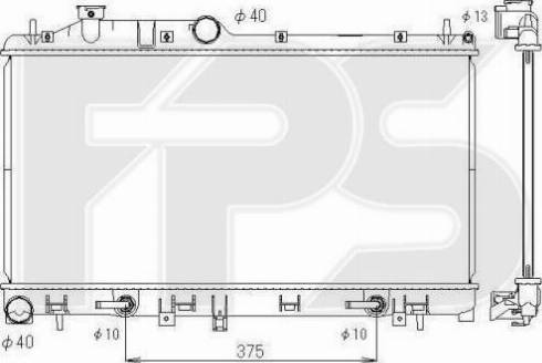 FPS FP 67 A1403-X - Radiators, Motora dzesēšanas sistēma ps1.lv