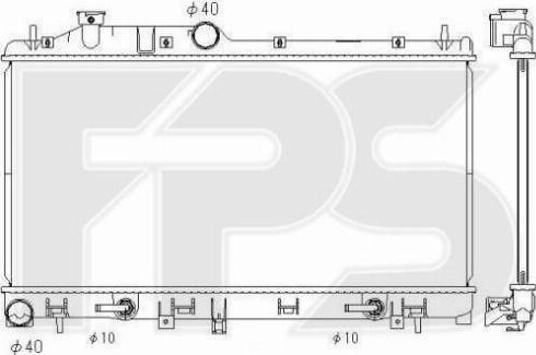 FPS FP 67 A1402 - Radiators, Motora dzesēšanas sistēma ps1.lv