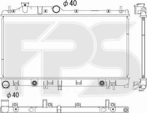 FPS FP 67 A1413-X - Radiators, Motora dzesēšanas sistēma ps1.lv