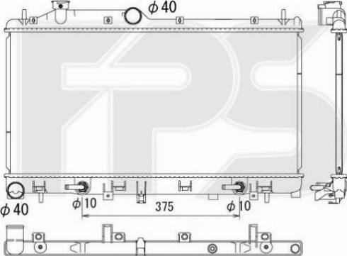 FPS FP 67 A893-X - Radiators, Motora dzesēšanas sistēma ps1.lv