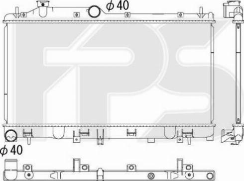 FPS FP 67 A892-X - Radiators, Motora dzesēšanas sistēma ps1.lv