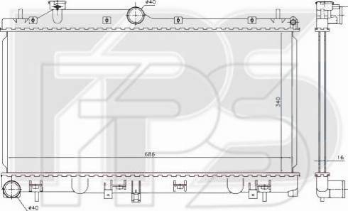 FPS FP 67 A380-X - Radiators, Motora dzesēšanas sistēma ps1.lv