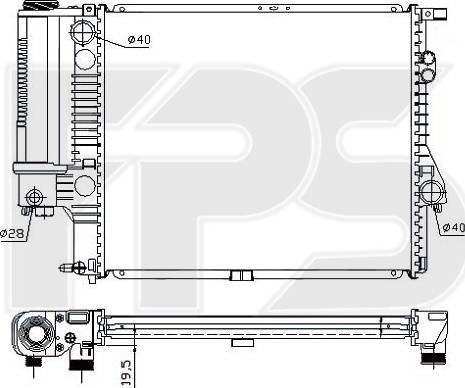 FPS FP 14 A43 - Radiators, Motora dzesēšanas sistēma ps1.lv