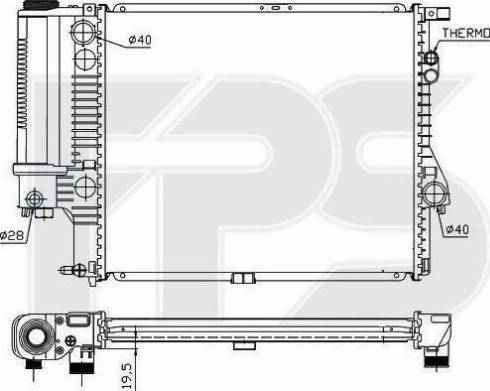 FPS FP 14 A42 - Radiators, Motora dzesēšanas sistēma ps1.lv