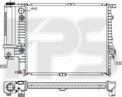 FPS FP 14 A19 - Radiators, Motora dzesēšanas sistēma ps1.lv