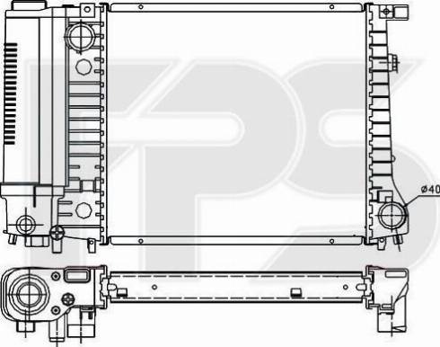 FPS FP 14 A15 - Radiators, Motora dzesēšanas sistēma ps1.lv