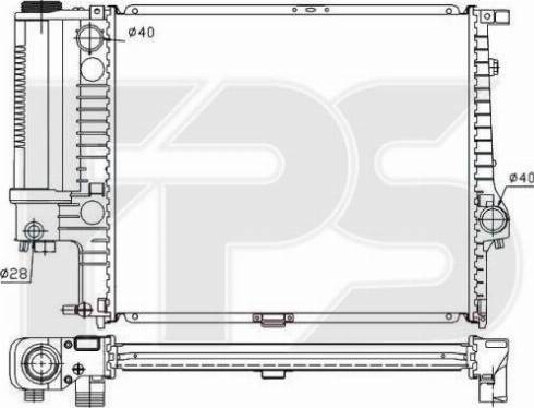 FPS FP 14 A18-P - Radiators, Motora dzesēšanas sistēma ps1.lv