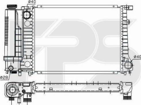 FPS FP 14 A17 - Radiators, Motora dzesēšanas sistēma ps1.lv