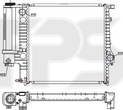 FPS FP 14 A867 - Radiators, Motora dzesēšanas sistēma ps1.lv