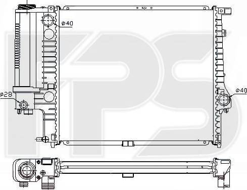 FPS FP 14 A871 - Radiators, Motora dzesēšanas sistēma ps1.lv