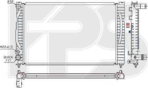 FPS FP 12 A403-P - Radiators, Motora dzesēšanas sistēma ps1.lv