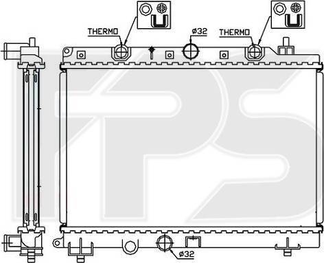 FPS FP 30 A07-X - Radiators, Motora dzesēšanas sistēma ps1.lv