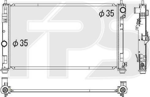 FPS FP 24 A90 - Radiators, Motora dzesēšanas sistēma ps1.lv