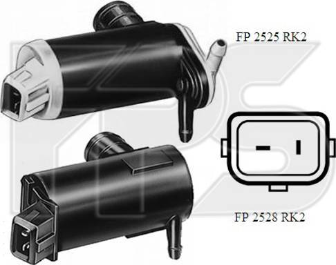 FPS FP 2528 RK2 - Ūdenssūknis, Stiklu tīrīšanas sistēma ps1.lv