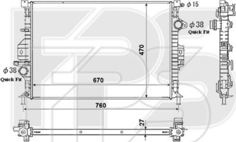 FPS FP 28 A193 - Radiators, Motora dzesēšanas sistēma ps1.lv