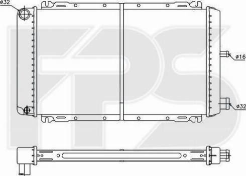 FPS FP 28 A150 - Radiators, Motora dzesēšanas sistēma ps1.lv