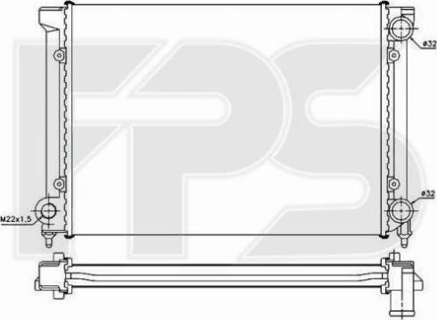 FPS FP 74 A438 - Radiators, Motora dzesēšanas sistēma ps1.lv