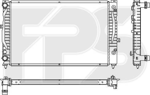 FPS FP 74 A424 - Radiators, Motora dzesēšanas sistēma ps1.lv