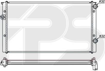 FPS FP 74 A428 - Radiators, Motora dzesēšanas sistēma ps1.lv