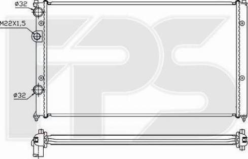 FPS FP 74 A502 - Radiators, Motora dzesēšanas sistēma ps1.lv