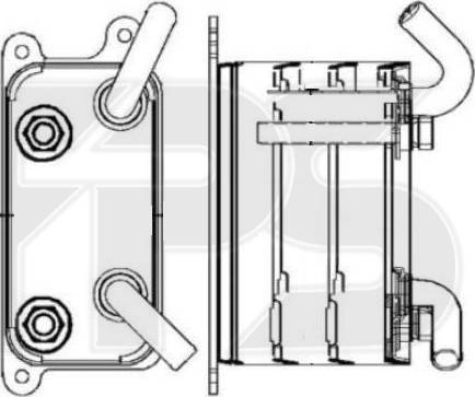 FPS FP 74 B51-X - Eļļas radiators, Motoreļļa ps1.lv