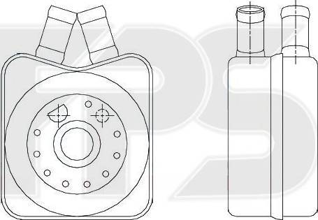 FPS FP 74 B02-X - Eļļas radiators, Motoreļļa ps1.lv