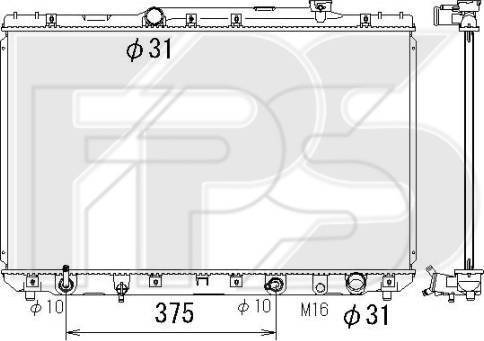 FPS FP 70 A531-X - Radiators, Motora dzesēšanas sistēma ps1.lv