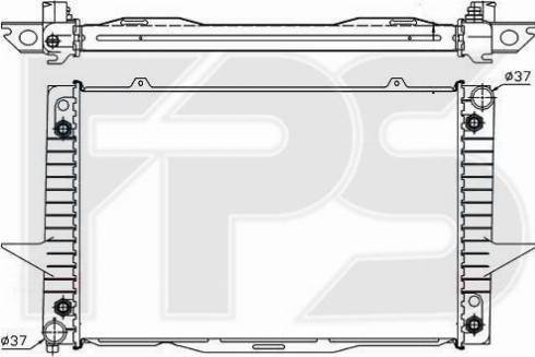 FPS FP 72 A490 - Radiators, Motora dzesēšanas sistēma ps1.lv