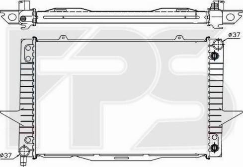 FPS FP 72 A489 - Radiators, Motora dzesēšanas sistēma ps1.lv