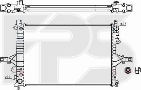 FPS FP 72 A52 - Radiators, Motora dzesēšanas sistēma ps1.lv