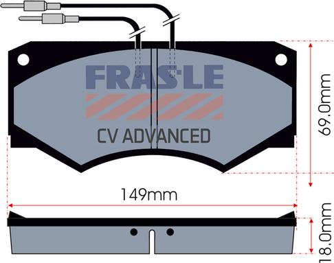 FRAS-LE PD/150-A-CV - Bremžu uzliku kompl., Disku bremzes ps1.lv