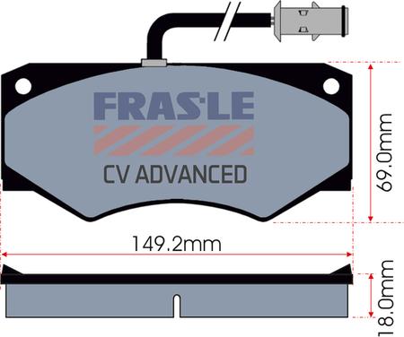 FRAS-LE PD/360-A-CV - Bremžu uzliku kompl., Disku bremzes ps1.lv