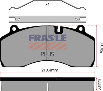 FRAS-LE PD/209-PLUS - Bremžu uzliku kompl., Disku bremzes ps1.lv