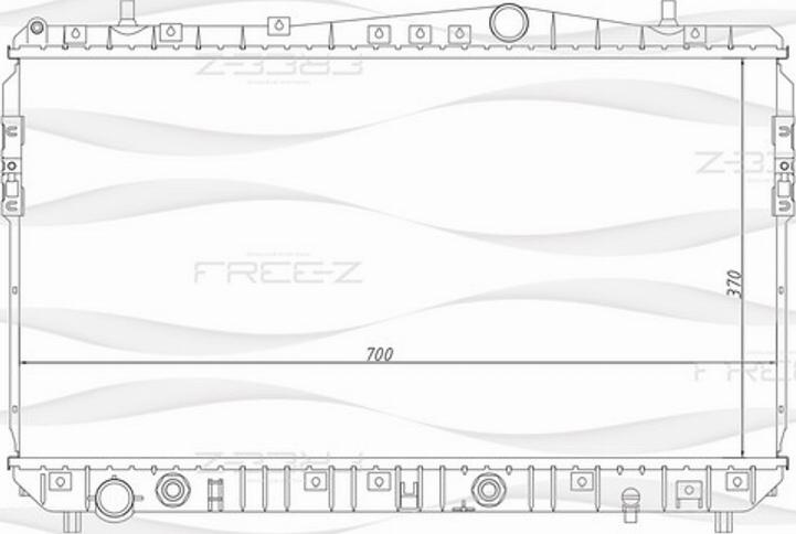 FREE-Z KK0130 - Radiators, Motora dzesēšanas sistēma ps1.lv