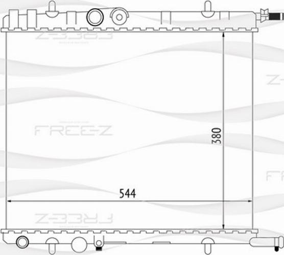 FREE-Z KK0173 - Radiators, Motora dzesēšanas sistēma ps1.lv