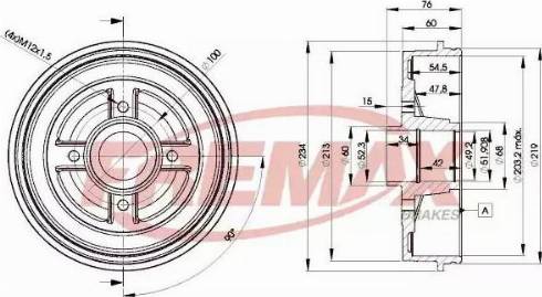 FREMAX BD-9322 - Bremžu trumulis ps1.lv