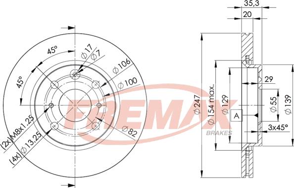 FREMAX BD-4700 - Bremžu diski ps1.lv