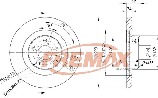 FREMAX BD-4702 - Bremžu diski ps1.lv