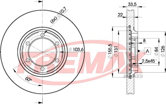 FREMAX BD-0201 - Bremžu diski ps1.lv