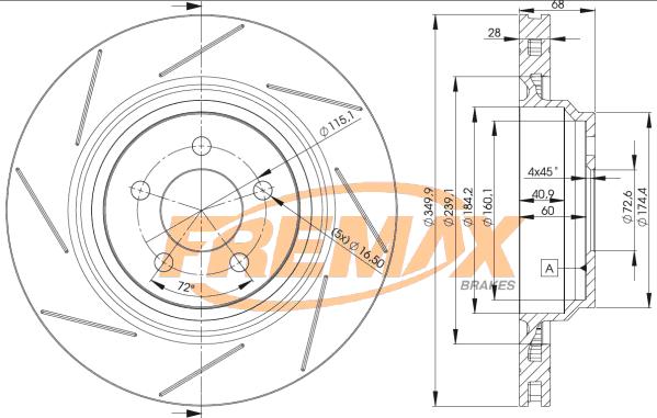 FREMAX BD-3064 - Bremžu diski ps1.lv