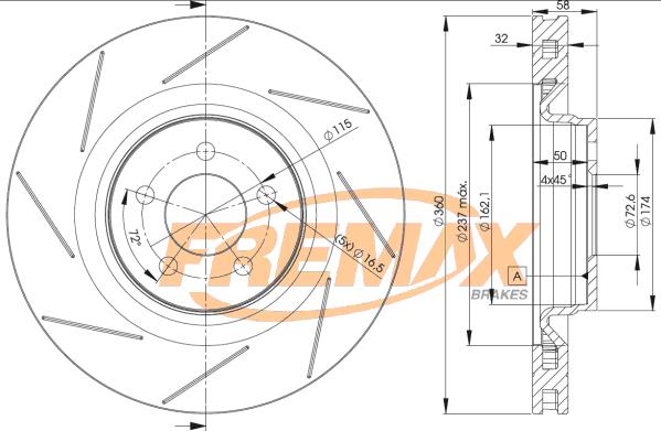 FREMAX BD-3063 - Bremžu diski ps1.lv