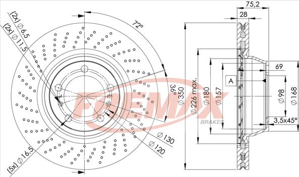 FREMAX BD-3318 - Bremžu diski ps1.lv