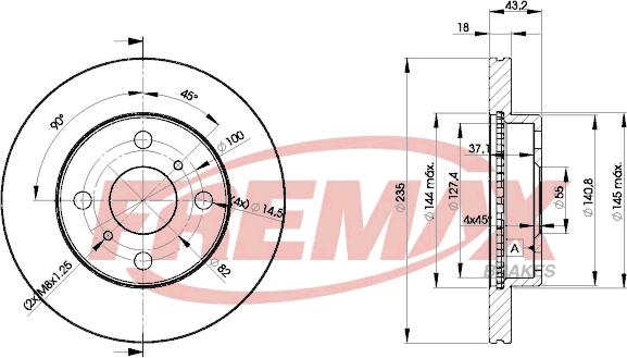 FREMAX BD-2020 - Bremžu diski ps1.lv