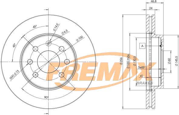 FREMAX BD-2836 - Bremžu diski ps1.lv