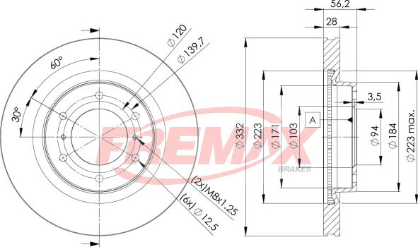 FREMAX BD-7113 - Bremžu diski ps1.lv