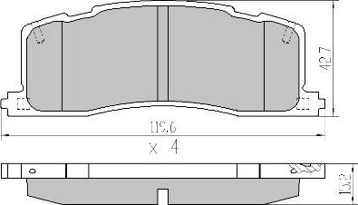 FREMAX FBP-0024 - Bremžu uzliku kompl., Disku bremzes ps1.lv