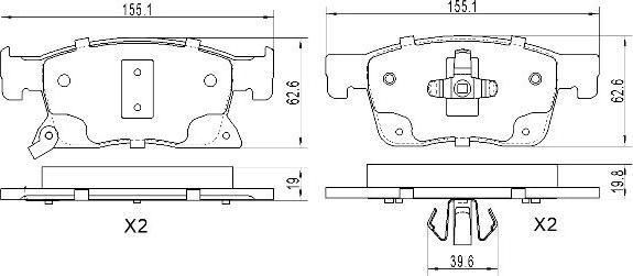 FREMAX FBP-0026 - Bremžu uzliku kompl., Disku bremzes ps1.lv