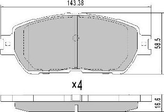 FREMAX FBP-0072 - Bremžu uzliku kompl., Disku bremzes ps1.lv